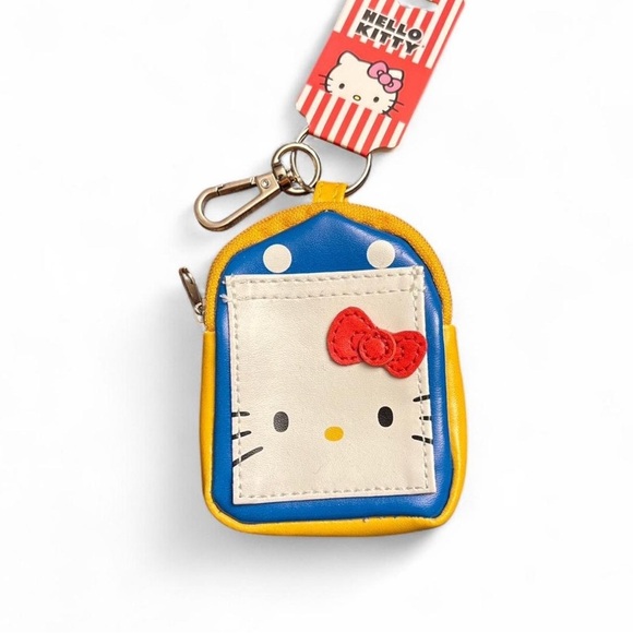 Hello Kitty Mini Backpack Coin Pouch Keychain BoxLunch Exclusive - Picture 1 of 3